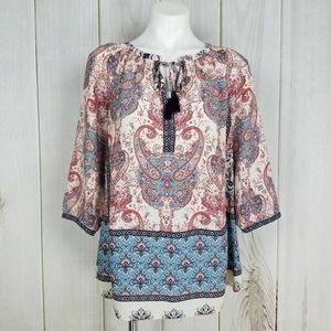 Daniel Rainn A Pea In The Pod Maternity Pregnancy Boho Top